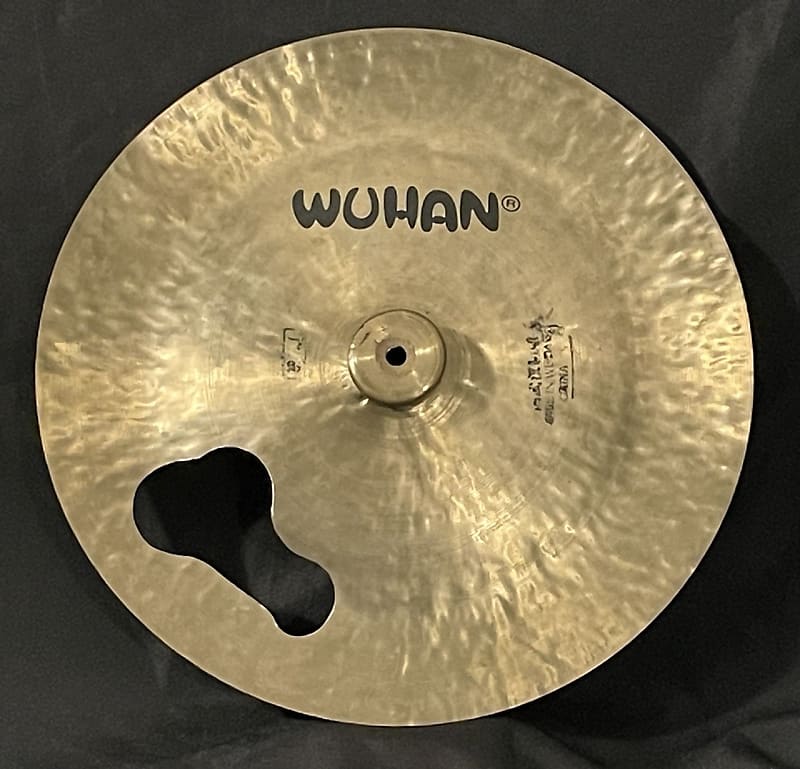 Upcycled Wuhan 18 Repaired Chinese Cymbal Reverb