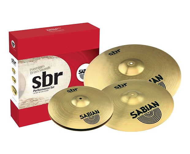 Sabian SBR5003G SBR Performance 10" / 14" / 16" / 20" Cymbal Pack image 1