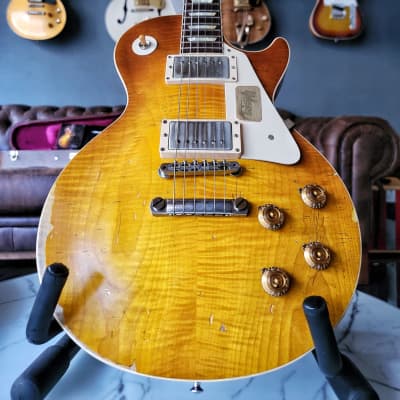 Gibson Les Paul Historic Custom Shop 1959 Collector's Choice #8 THE BEAST  '59 R9 2013 AGED Dirty Lemon - Guitars Home