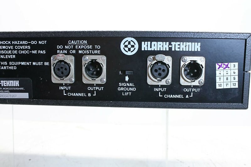 Klark Teknik DN332 Dual Graphic Equaliser | Reverb