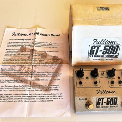 Rare Vintage Fulltone F.E.T Hi-Gain GT-500 Distortion and Overdrive Booster USA Made! image 8