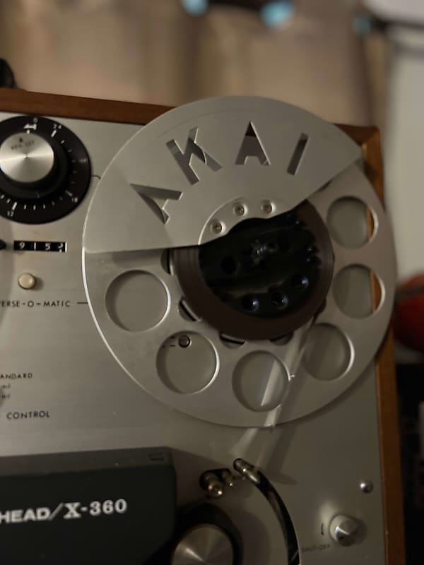 Vintage Akai X-360-D Reel to Reel 1/4 tape machine 1969