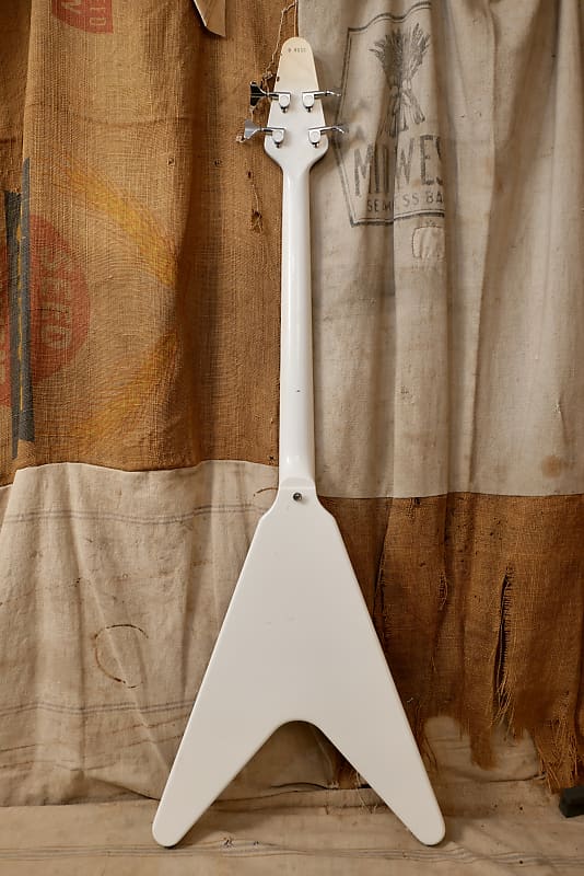 Greco FVB-750 Flying V Bass 1990 - White | Reverb