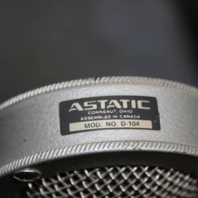 Astatic Corp Vintage D-104 Lollipop Microphone T-UG8 with 1/4" Plug image 7