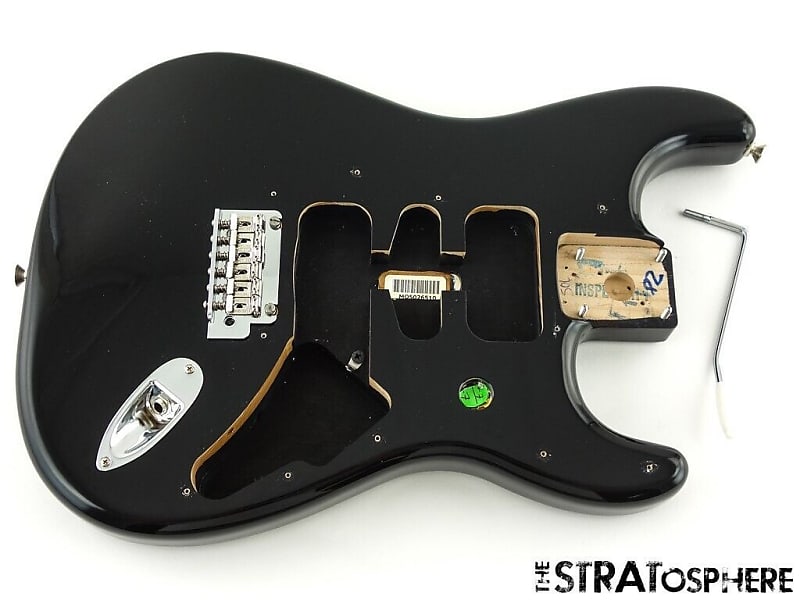 Fender Player Stratocaster Strat BODY + HARDWARE Strat Black | Reverb