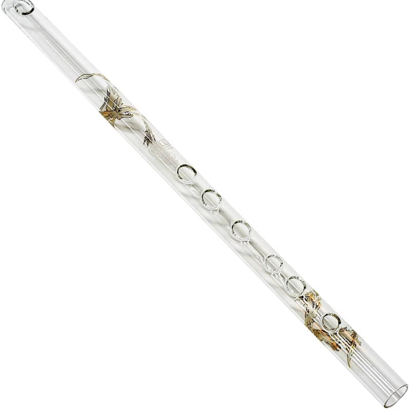 Hall Crystal Glass Flute - #11209 C Piccolo - White Dragon