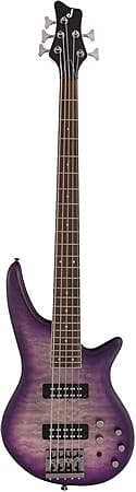 JS Series Spectra Bass JS3QV 5-String Guitar Laurel Neck Purple Phaze image 1