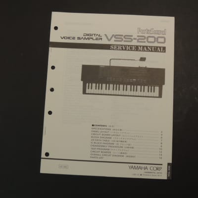 Yamaha VSS-200 Service Manual [Three Wave Music]