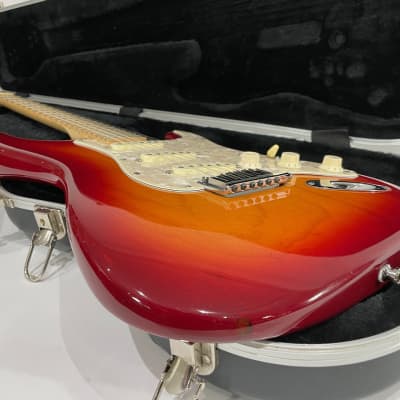 Fender American Deluxe Stratocaster Ash with Maple Fretboard 2004 - 2010 - Aged Cherry Burst image 11