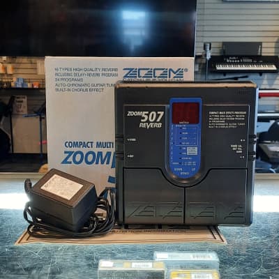 Zoom 507 Reverb with Box and Power Supply for sale