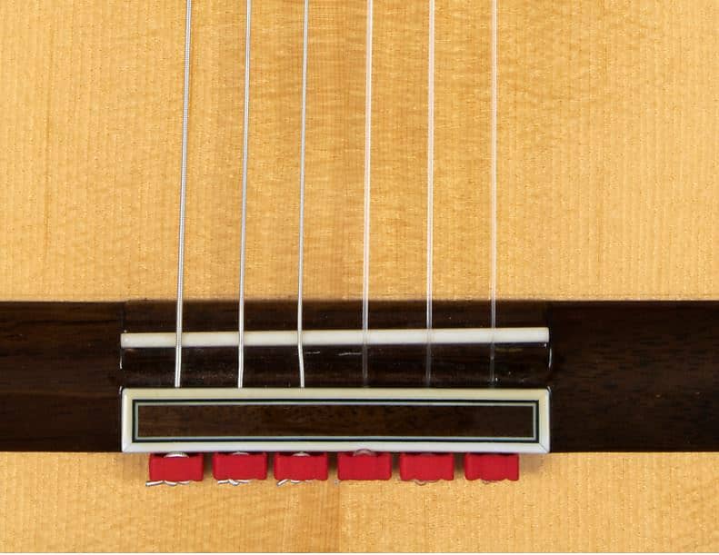 String-Tie Beads for Classical or Flamenco Guitar, Brown