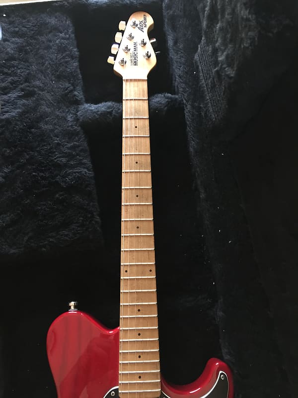 Musicman Axis Sport SSS Electric Guitar Trans Red