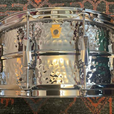Ludwig 6.5" x 14" Supraphonic Hammered Aluminum Snare Drum LM402K