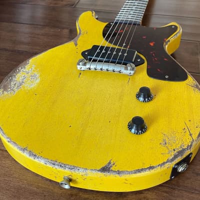 Rock N Roll Relics Thunders DC Electric Guitar Aged TV Yellow 231519 image 3