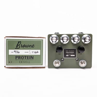 Reverb.com listing, price, conditions, and images for browne-amplification-protein-dual-overdrive