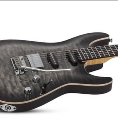 Schecter California Classic Series Electric Guitar w/ Case - Charcoal Burst image 13