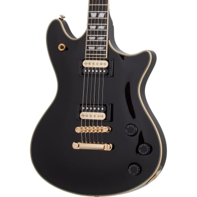 Schecter Tempest Custom Electric Guitar, Black image 1