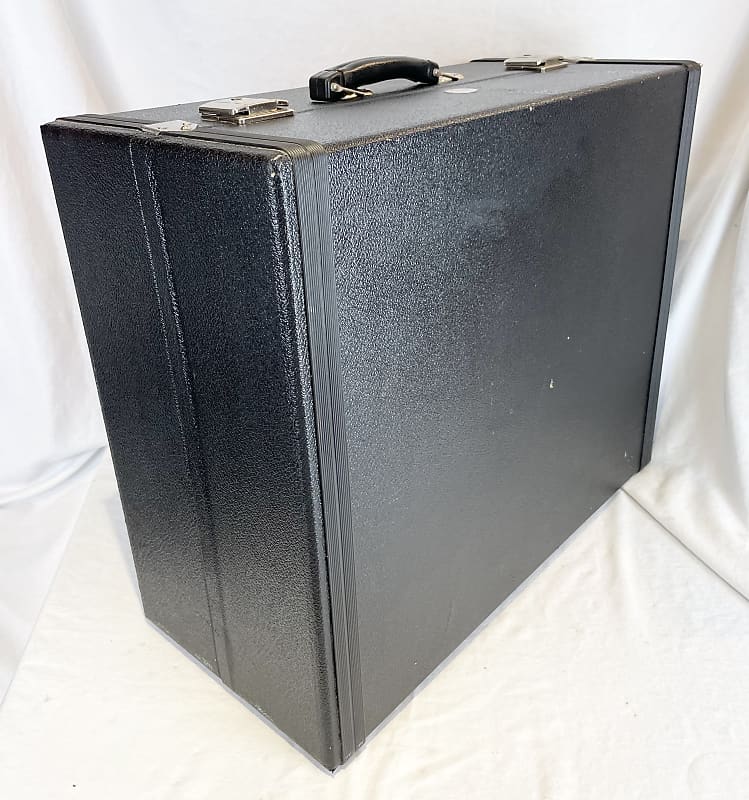 Black Hohner Accordion Hard Case 22" x 17.5" x 10" (55.5cm x Reverb