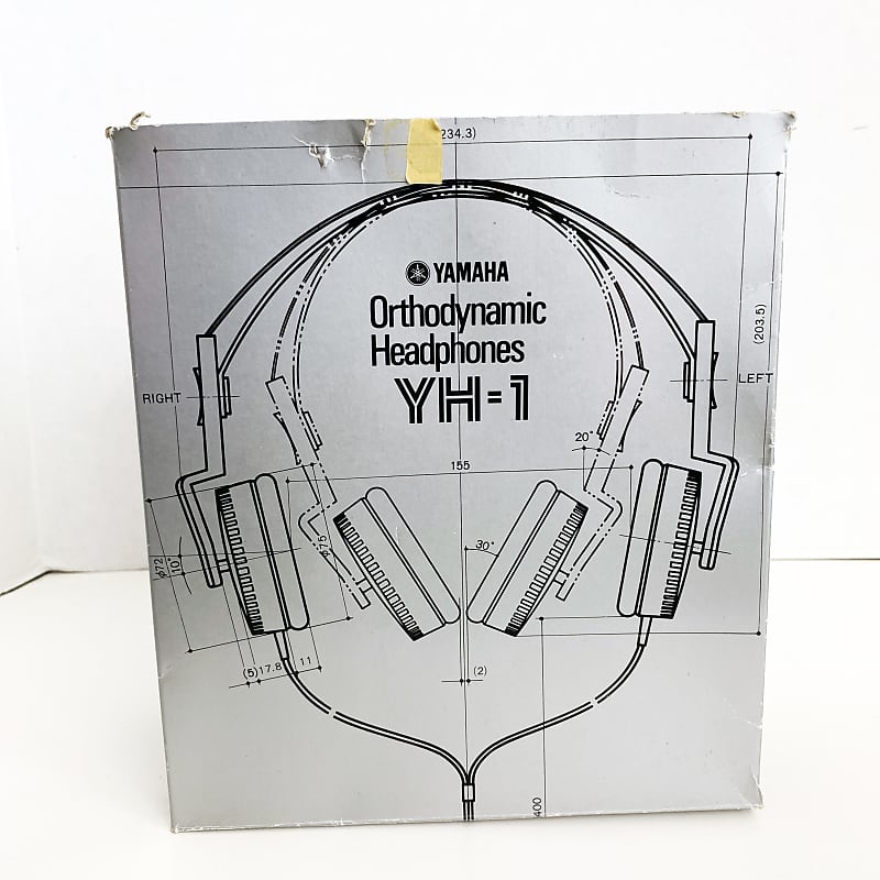 Vintage Yamaha YH-1 Orthodynamic Headphones Mario Bellini Ships FREE! 海外 即決  - スキル、知識