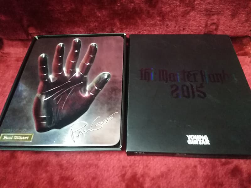 直営店に限定 Handprint Gilbert Paul Metal Master the Guitar Young Plate コレクション