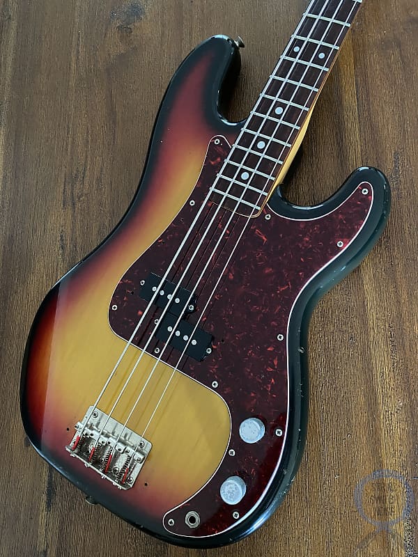 Greco Precision Bass, 1977 Vintage, 3 Tone Sunburst