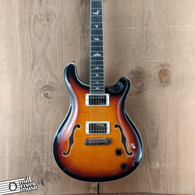 Paul Reed Smith PRS SE Hollowbody II Electric Guitar Tricolor Sunburst w/ Hards image 1