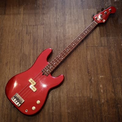 Fernandes BO-50 Precision Bass Stone Logo Neck-Thru MIJ Japan Late 1970s - 1980s - Red for sale