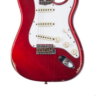 Fender 1964 Stratocaster Relic Aged Candy Apple Red image 4