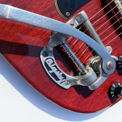 1969 Gibson EMS-1235 Double Mandolin double neck EDS-1275 Extremely rare Cherry red. Doubleneck. image 10
