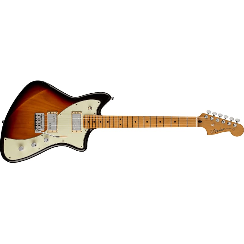 Fender Player Plus Meteora HH Guitar, Maple Fretboard, 3-Color Sunburst image 1