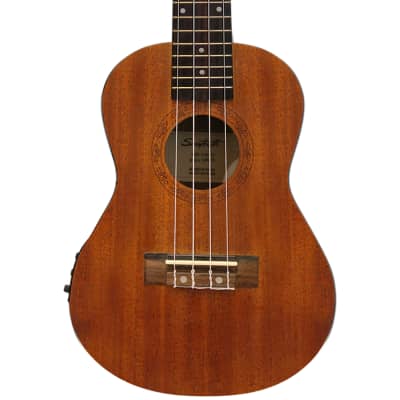 Sawtooth Mahogany Concert Ukulele with Preamp and Quick Start Guide image 3