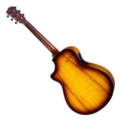 Breedlove Pursuit Exotic S Concerto CE Tiger's Eye All Myrtlewood Acoustic Electric Guitar image 5