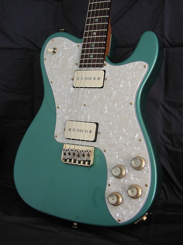 Tech assembled Warmoth Tele Deluxe 2024 - Sherwood Green | Reverb