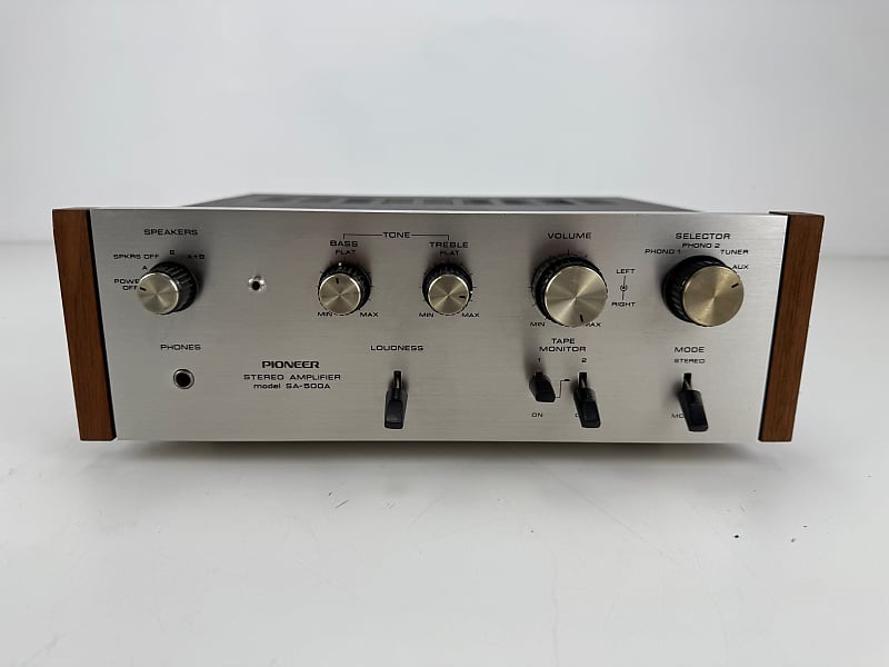 Pioneer SA-500A Stereo Amplifier nice condition - 13 watts into 8 ohm  			