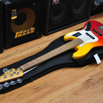 Fender Player Plus Active Jazz Bass V Tequila Sunrise image 21