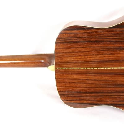 Vintage Morris Japan W-30 Solid Top Rosewood Natural Acoustic Guitar image 4