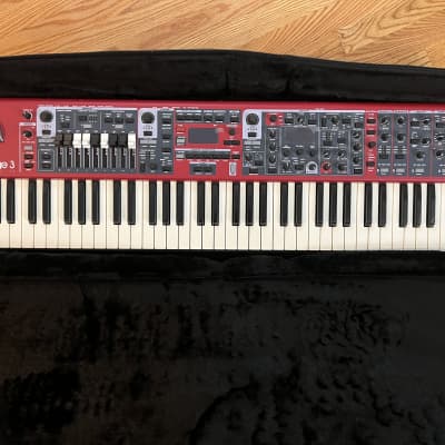 Nord Stage 3 Compact 73Key with Nord wheel case