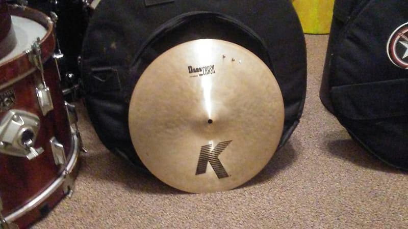 Zildjian K Series  Dark Crash Cymbal With Three Factory-installed Rivets. 2017 Traditional image 1