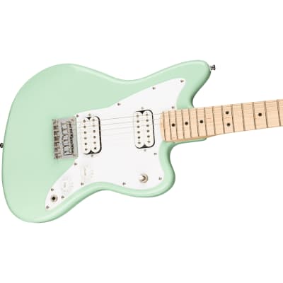 Squier (Fender) Mini Jazzmaster HH Guitar, Maple Fingerboard, Surf Green image 2