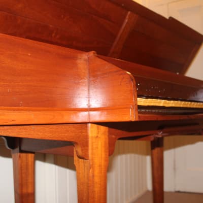 Italian Virginal Harpsichord crafted by Thomas John Dick 2008, 54 strings (B1 to E6), Sitka Spruce image 14