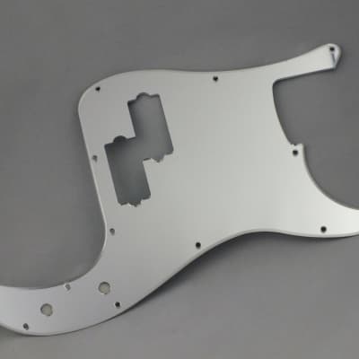 Silver Mirror Scratch Plate Pickguard to fit USA/Mex Precision P Bass guitar