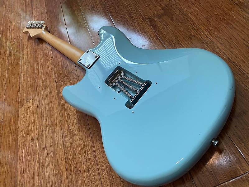 Bacchus Mustang Sonic Blue with Matching Headstock BMS-1R