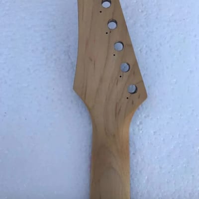 24 Frets Guitar Neck with Rosewood Fingerboard with Black Headstock image 8