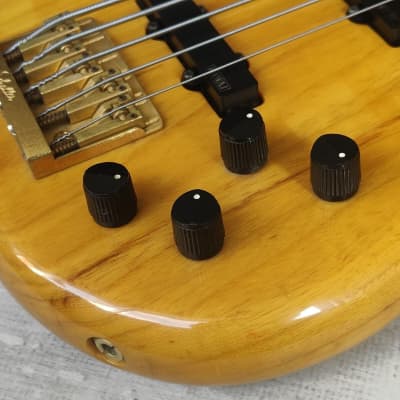 1989 Rockoon Japan (by Kawai) RB-855S 5-String Bass (Natural) image 2