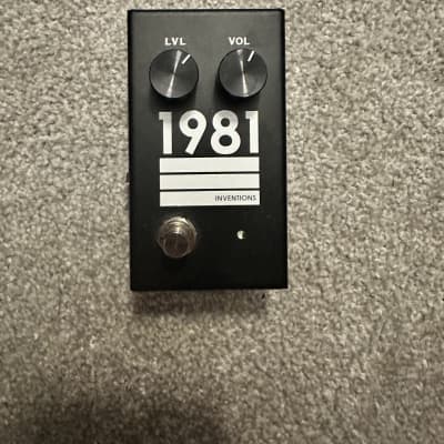 Reverb.com listing, price, conditions, and images for 1981-inventions-lvl-full-range-overdriver