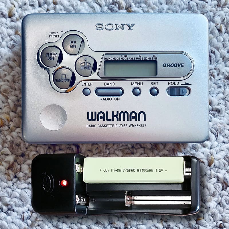 Sony WM-EX615 Walkman Cassette Player, EX White&Green ! Working