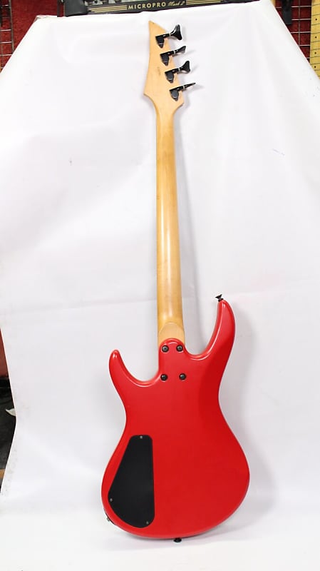 Grover Jackson GJB-40 PJ bass guitar 1990s Red | Reverb UK