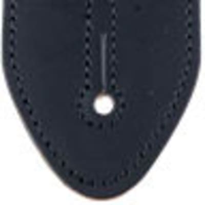 Genuine Charvel Logo Guitar Strap, Black with Green Logo image 2