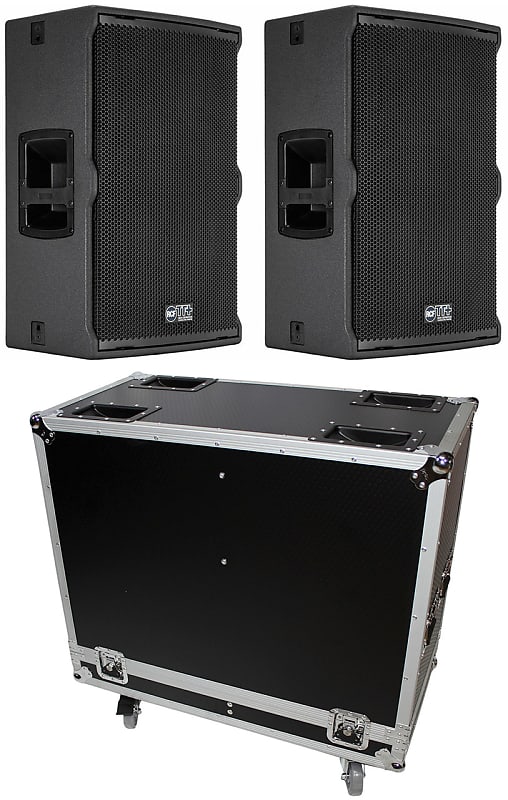 2x RCF TT25A II Active Speakers 1100W ClassD Amplified + Reverb
