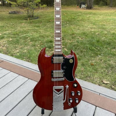 Gibson 61 SG Les Paul Tribute Standard 1961 Reissue with Sideways Vibrola 2013 - Cherry for sale